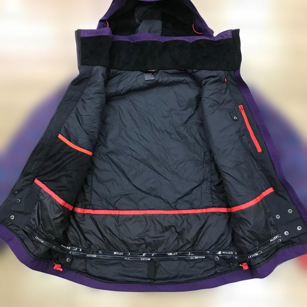 MILLET レディース中綿入りストレッチウエア上下セット上/Ｌ下/Ｍ 美品