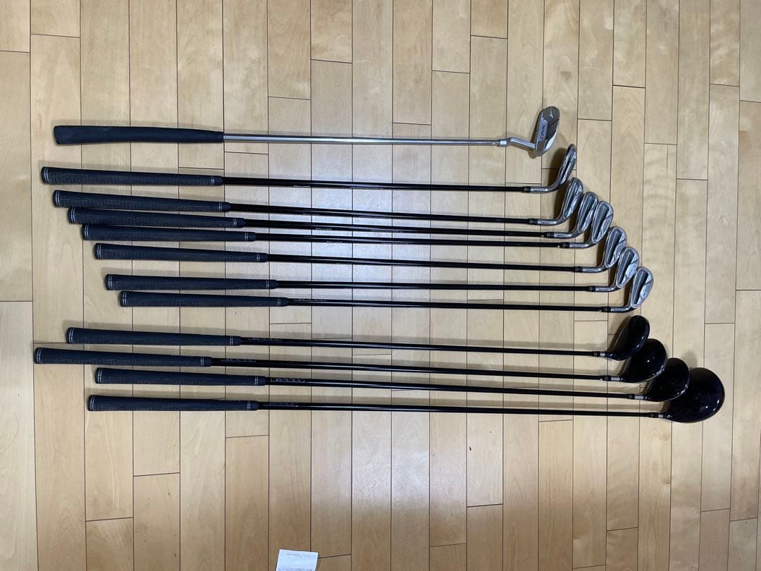 初心者向けSPALDINGメンズ ゴルフクラブ12本セットflex R カーボン