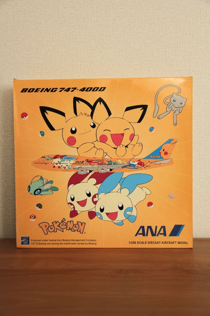 JC Wings　ANA B747-400　ポケモンジャンボ　ピカチュウジェット