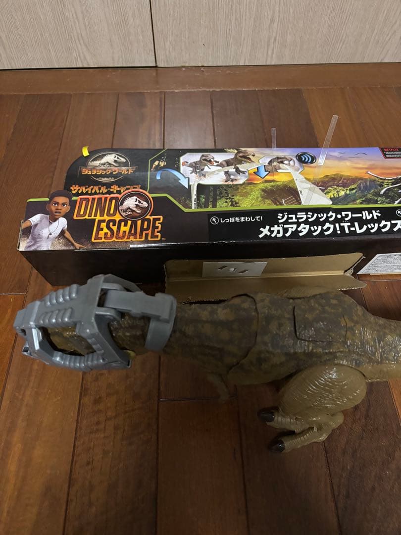 マテル　モササウルス　メガアタックT-レックスセット　ジュラシックワールド