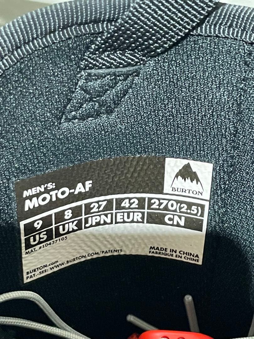 【ゆーママ】Burton Moto バートンスノーボード　モト27.0㎝