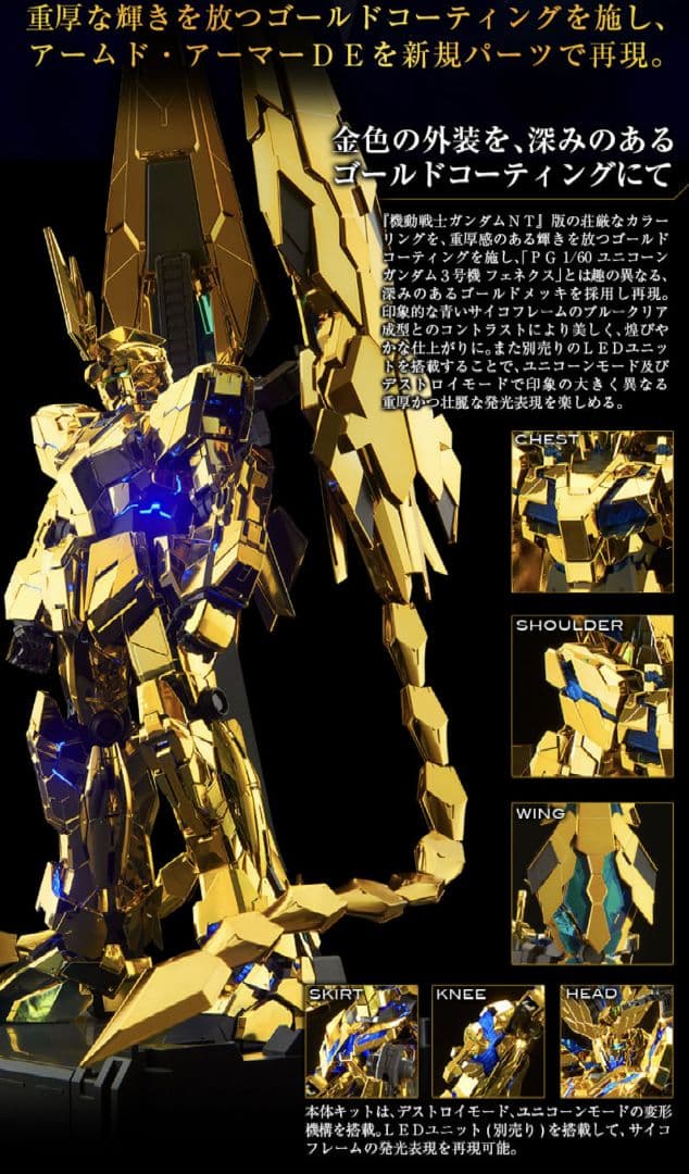 ＰＧ 1/60 ユニコーンガンダム３号機 フェネクスナラティブver.