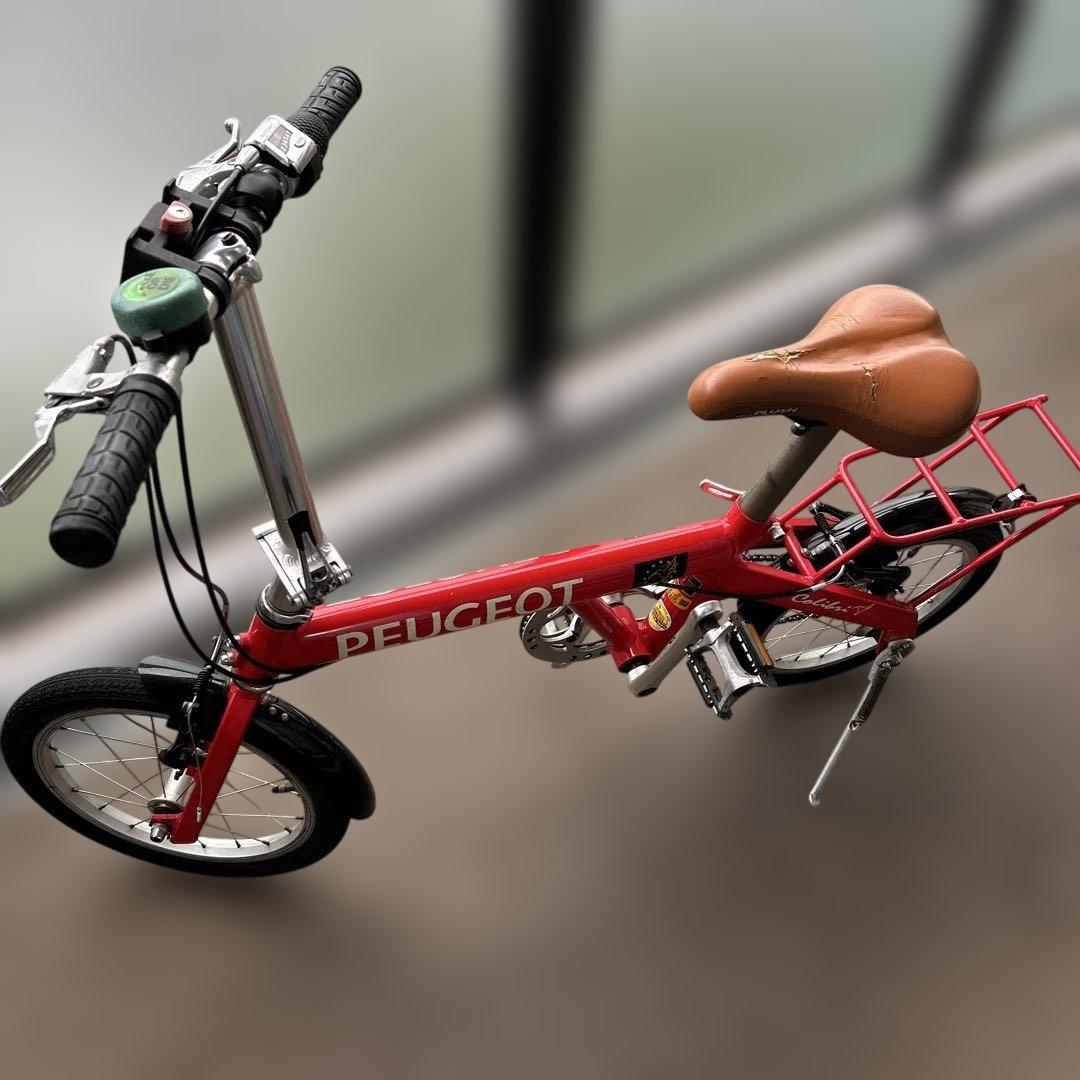 PEUGEOT 折り畳み自転車　コリブリ　レッド