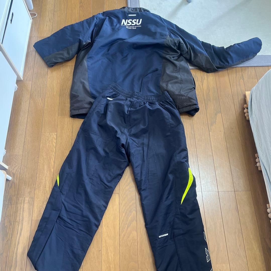 箱根駅伝　ASICS ジャージ上下セット NSSUロゴ付き
