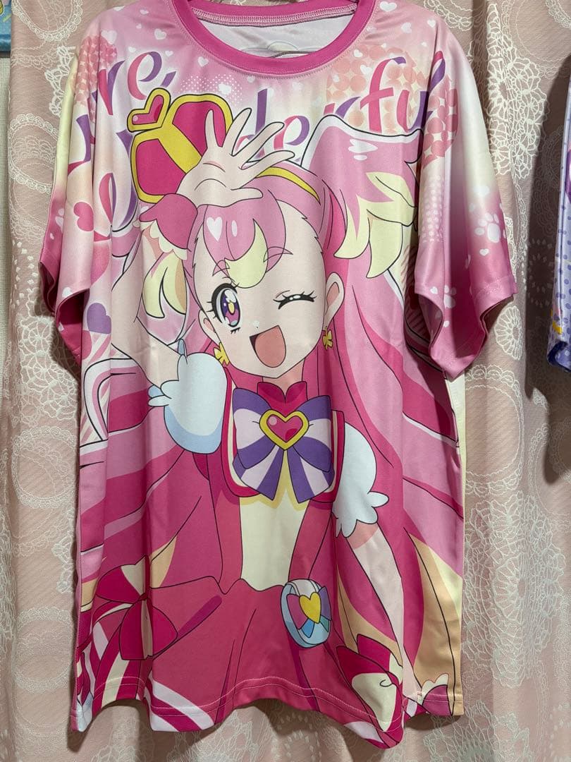 キュアワンダフル Tシャツ ピンク