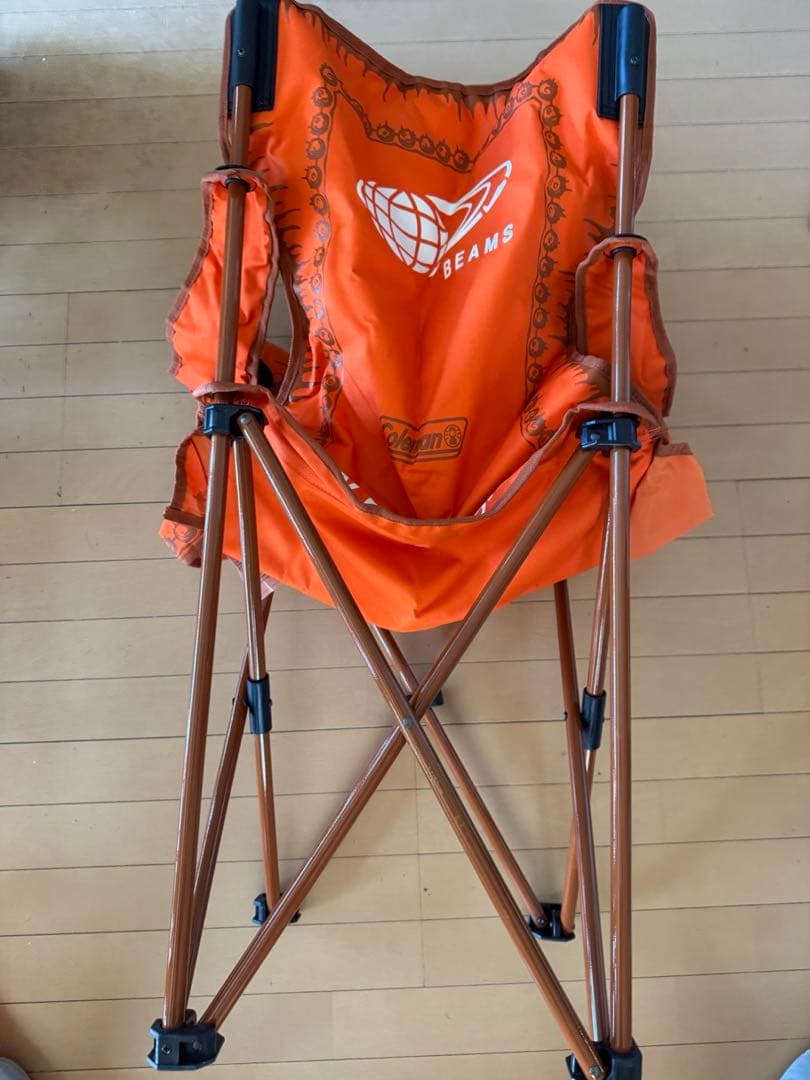 Coleman×BEAMS アウトドア アームチェア 美品