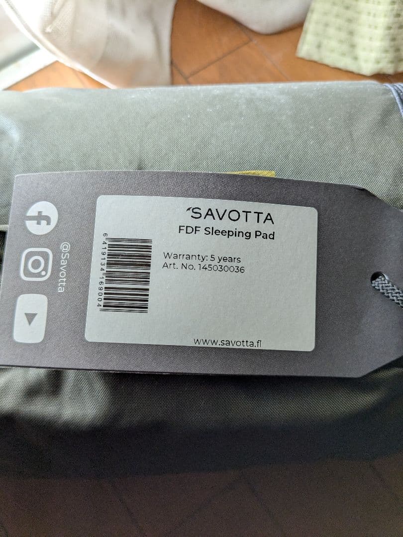 SAVOTTA ダークグリーン スリーピングマット