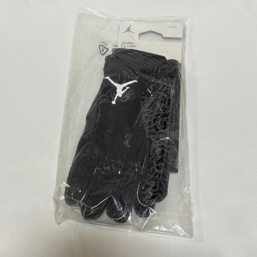 【新品】 アメフト Jordan Fly Lock　グローブ　Black　XL