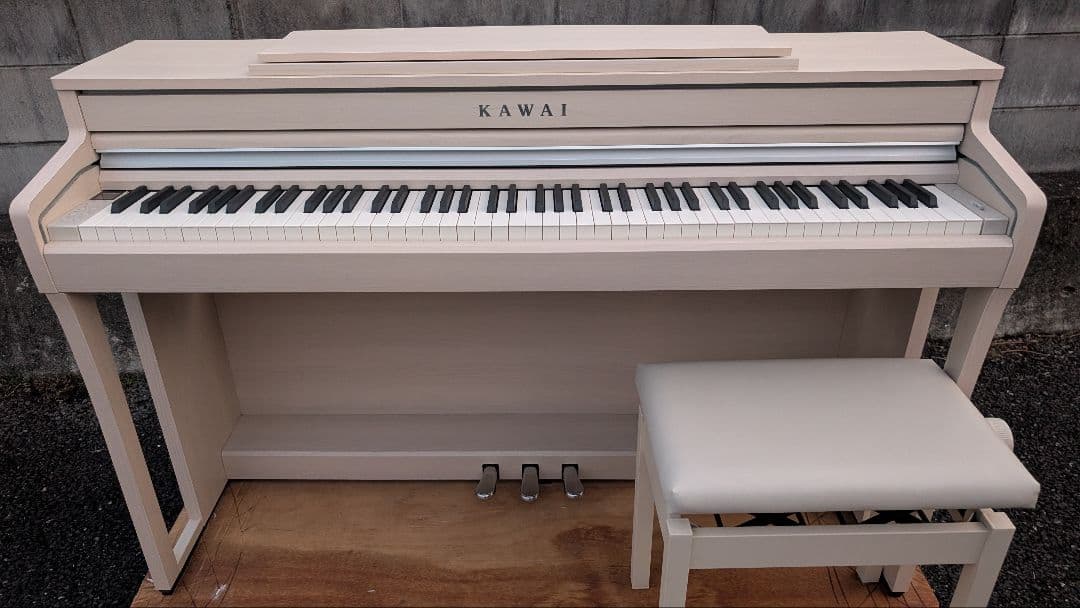 送料込み CA49A KAWAI 木製鍵盤 電子ピアノ 21年購入新品レベル