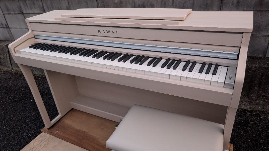 送料込み CA49A KAWAI 木製鍵盤 電子ピアノ 21年購入新品レベル