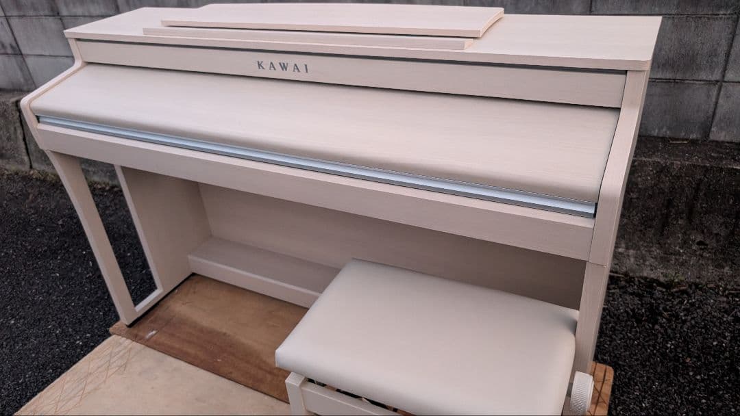 送料込み CA49A KAWAI 木製鍵盤 電子ピアノ 21年購入新品レベル