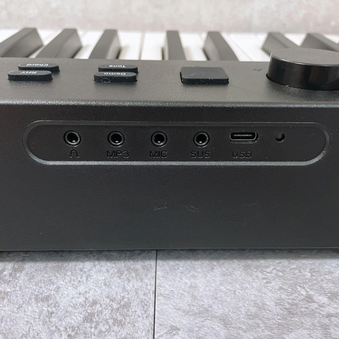 88鍵盤　折り畳み電子ピアノ　充電式