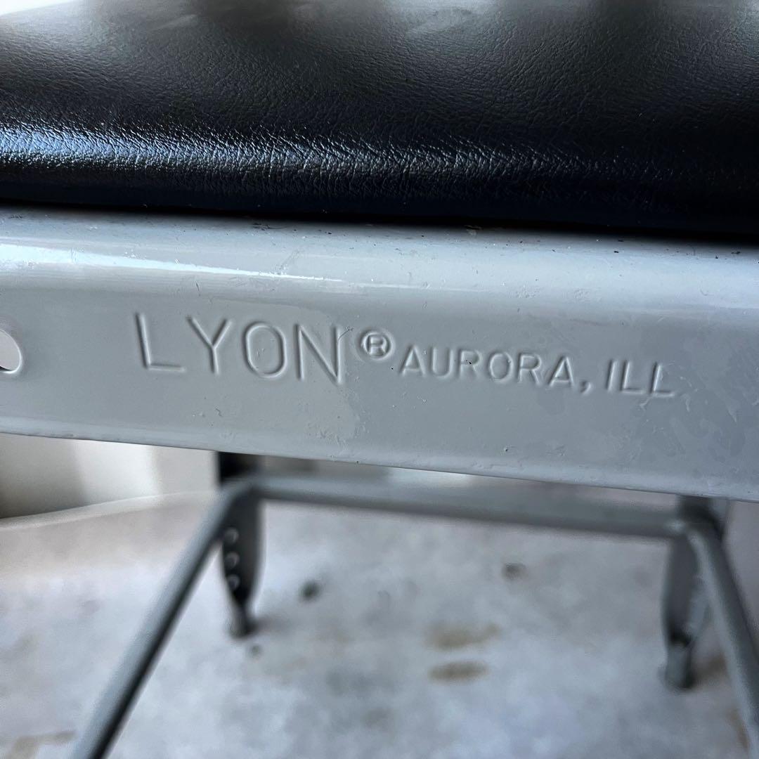取付無料！LYON パシフィックファニチャーサービス 工場用スツール 黒 2脚✨