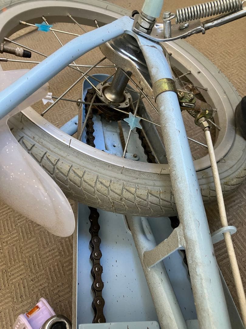 極上品　新品28000円　アナと雪の女王　幼児用自転車