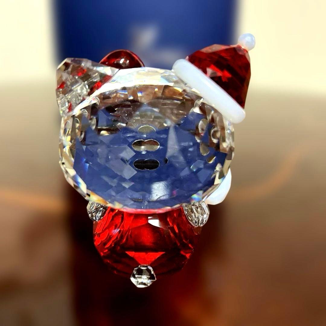 スワロフスキー置物　キティ　クリスマス