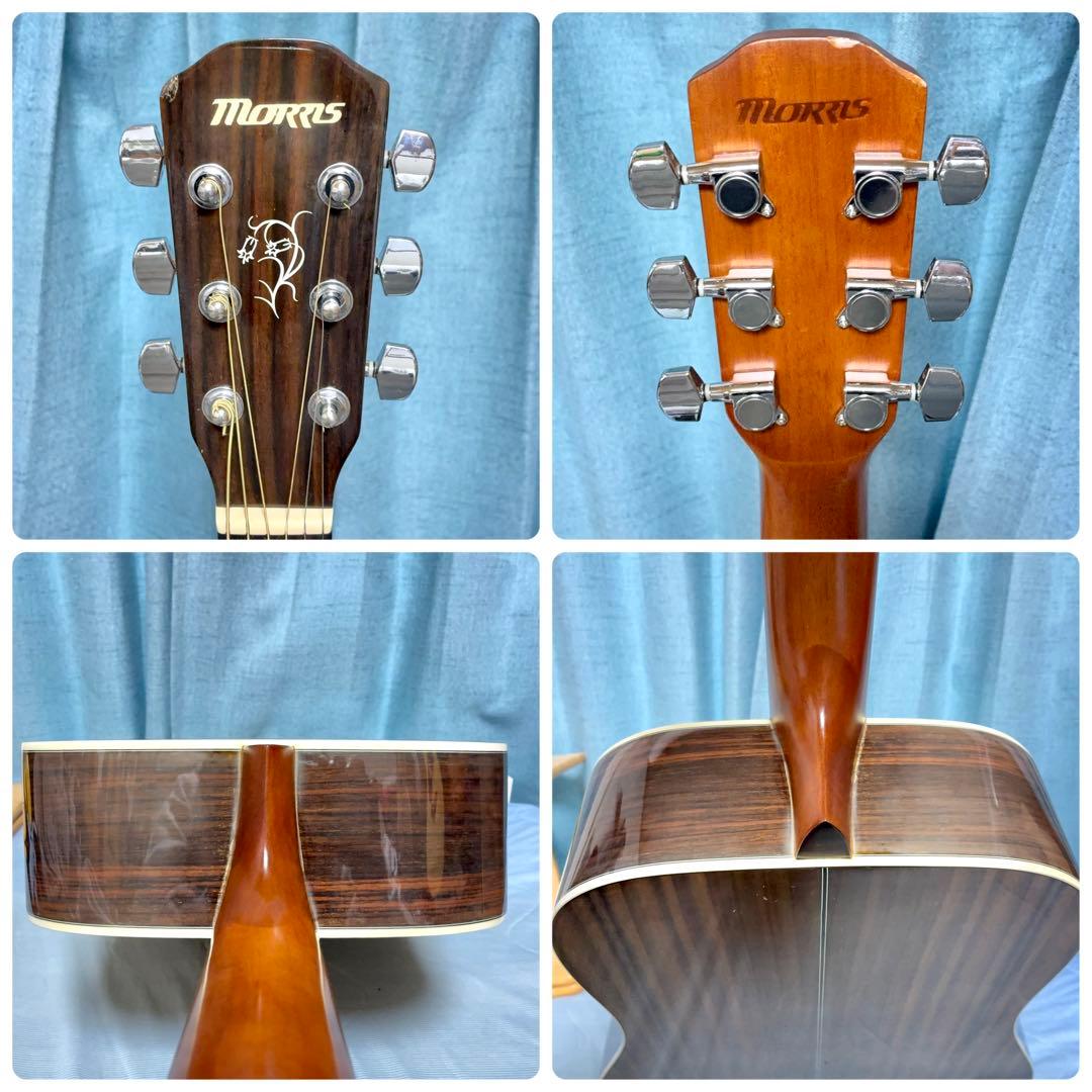 【牛骨】MORRIS！トップ単板！M-32Ⅱ【弾き易く調整☆新品弦】