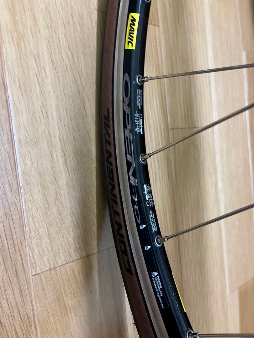 Mavic open pro cycroc color hub 32h 前後