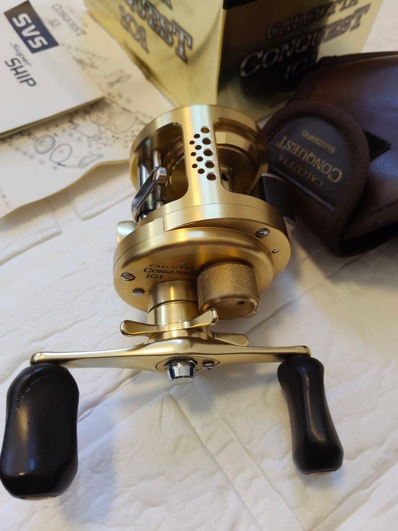 シマノ 00 01 カルカッタ　コンクエスト　101 SHIMANO 金 カル
