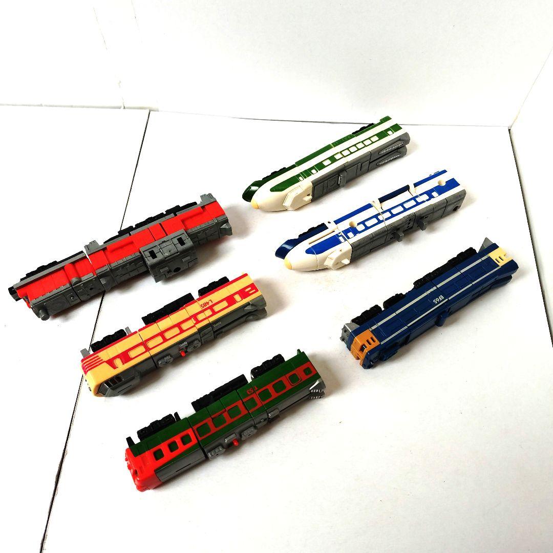トレインロボ6体セット　ダイアクロン　検索用　ライデン　トランスフォーマー