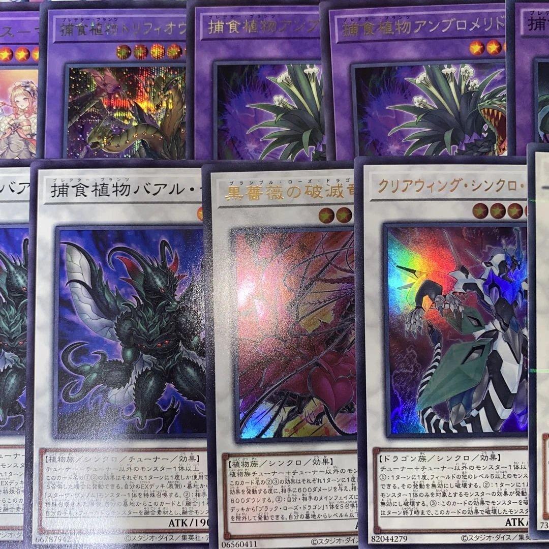 【2334】遊戯王　捕食植物デッキ　プレデタープランツ　本格構築　パーツ
