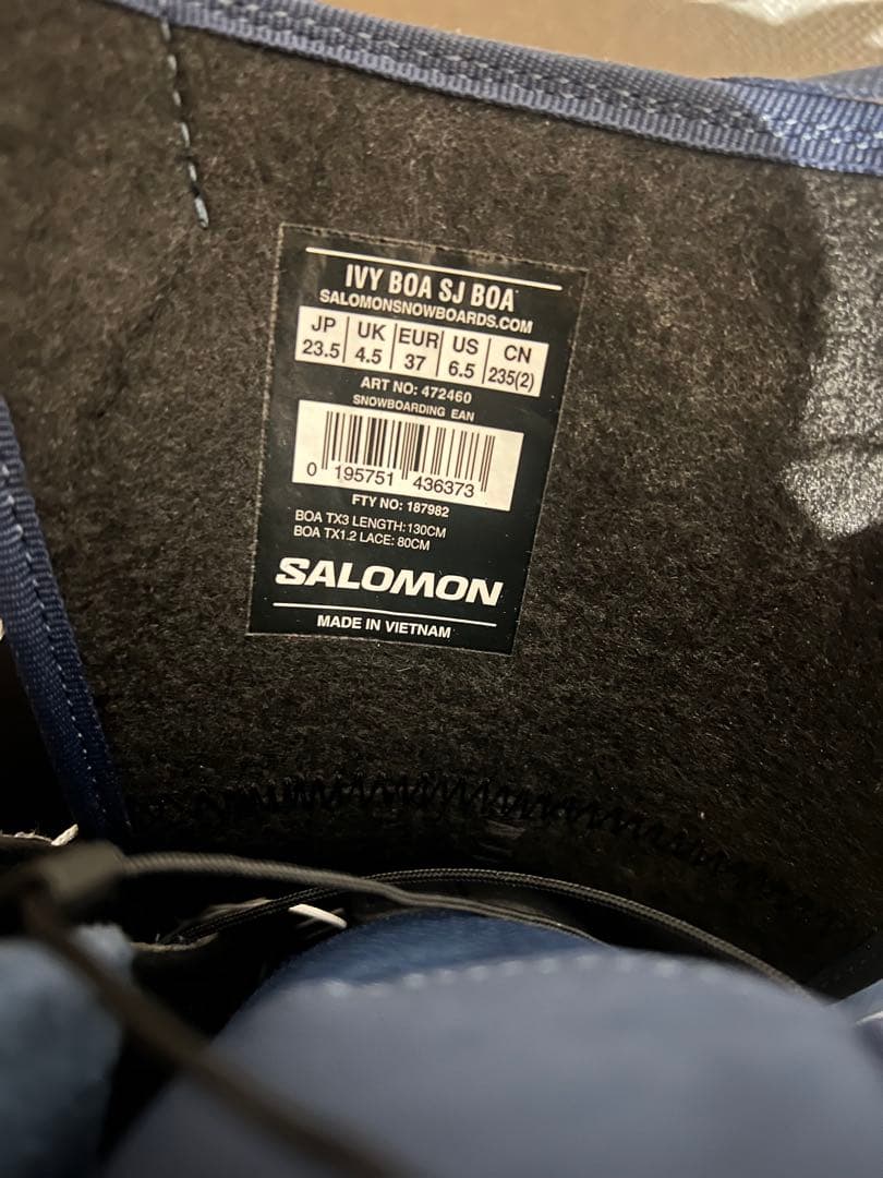 SALOMON IVY BOA SJ BOA スノーボードブーツ 23.5cm