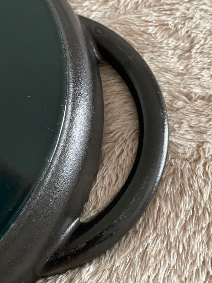 美品　staub ストウブ　ピュアグリル　22cm ブラック　黒
