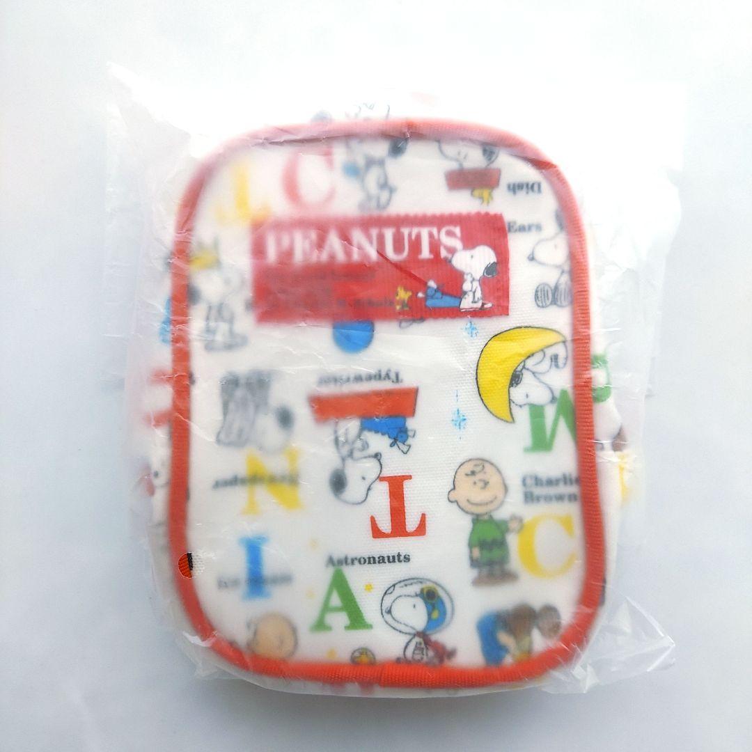 新品 未使用 PEANUTS スヌーピー ポーチ 縦型 イニシャル 匿名配送
