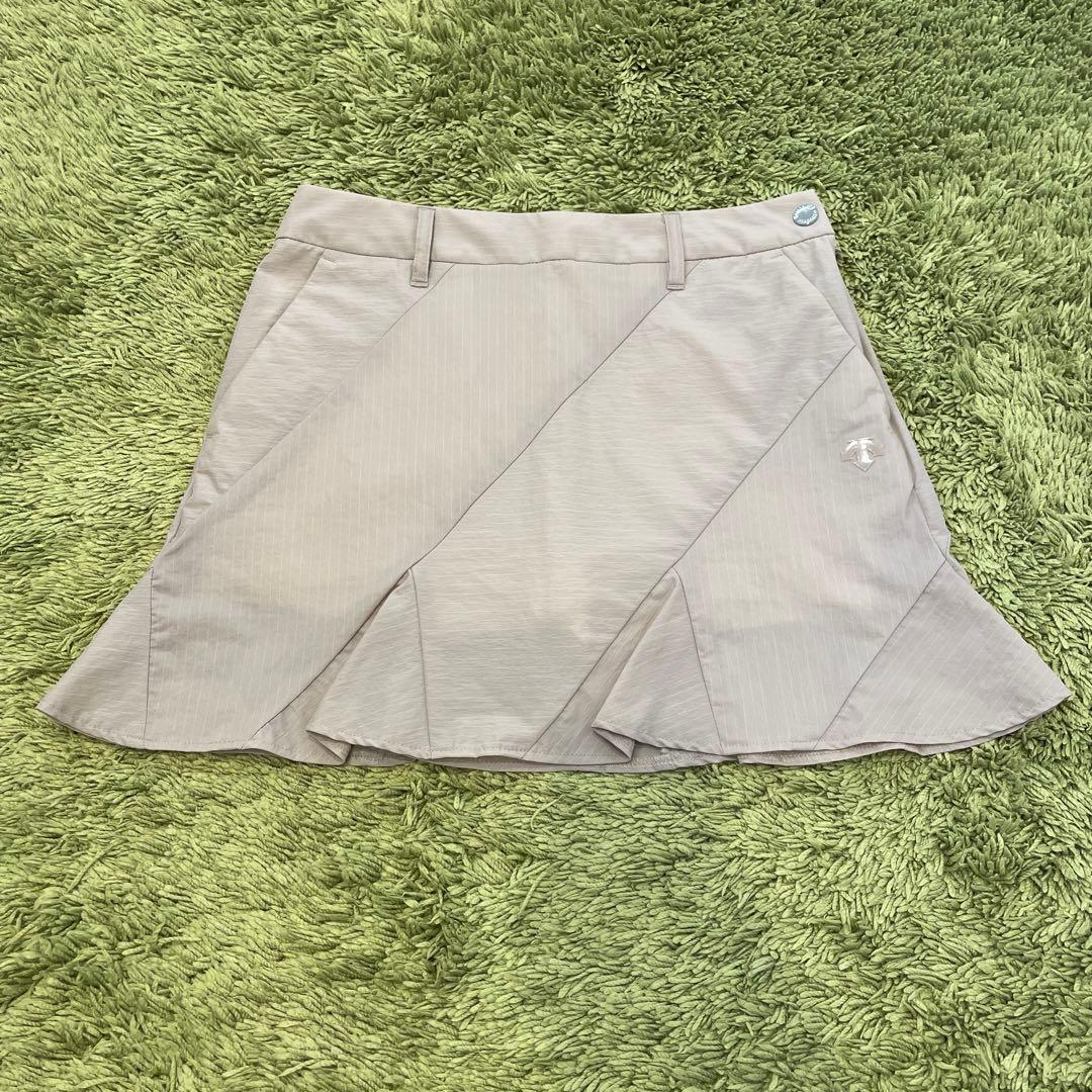 DESCENTE GOLF デサントゴルフ スカート フリル ブラウン系 M