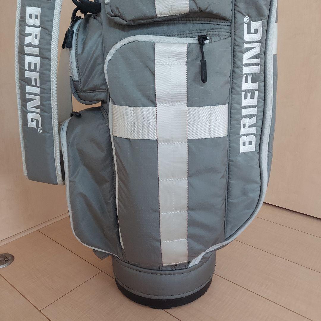BRIEFING ブリーフィング キャディバッグ グレー ★ドライバーカバー付き