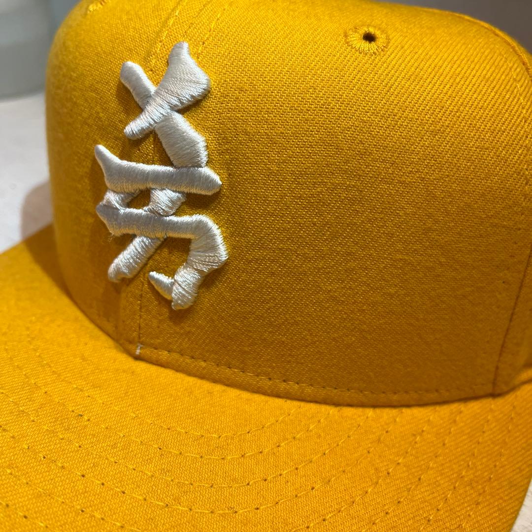 ニューエラ 漢字 NY ヤンキース キャップ 7 1/8 USA製 帽子 レア