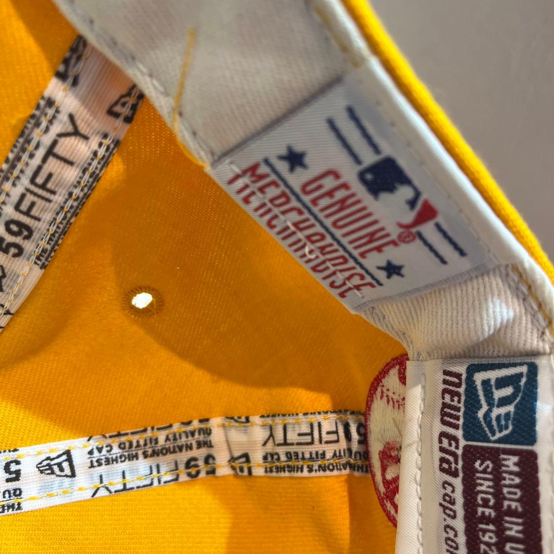ニューエラ 漢字 NY ヤンキース キャップ 7 1/8 USA製 帽子 レア