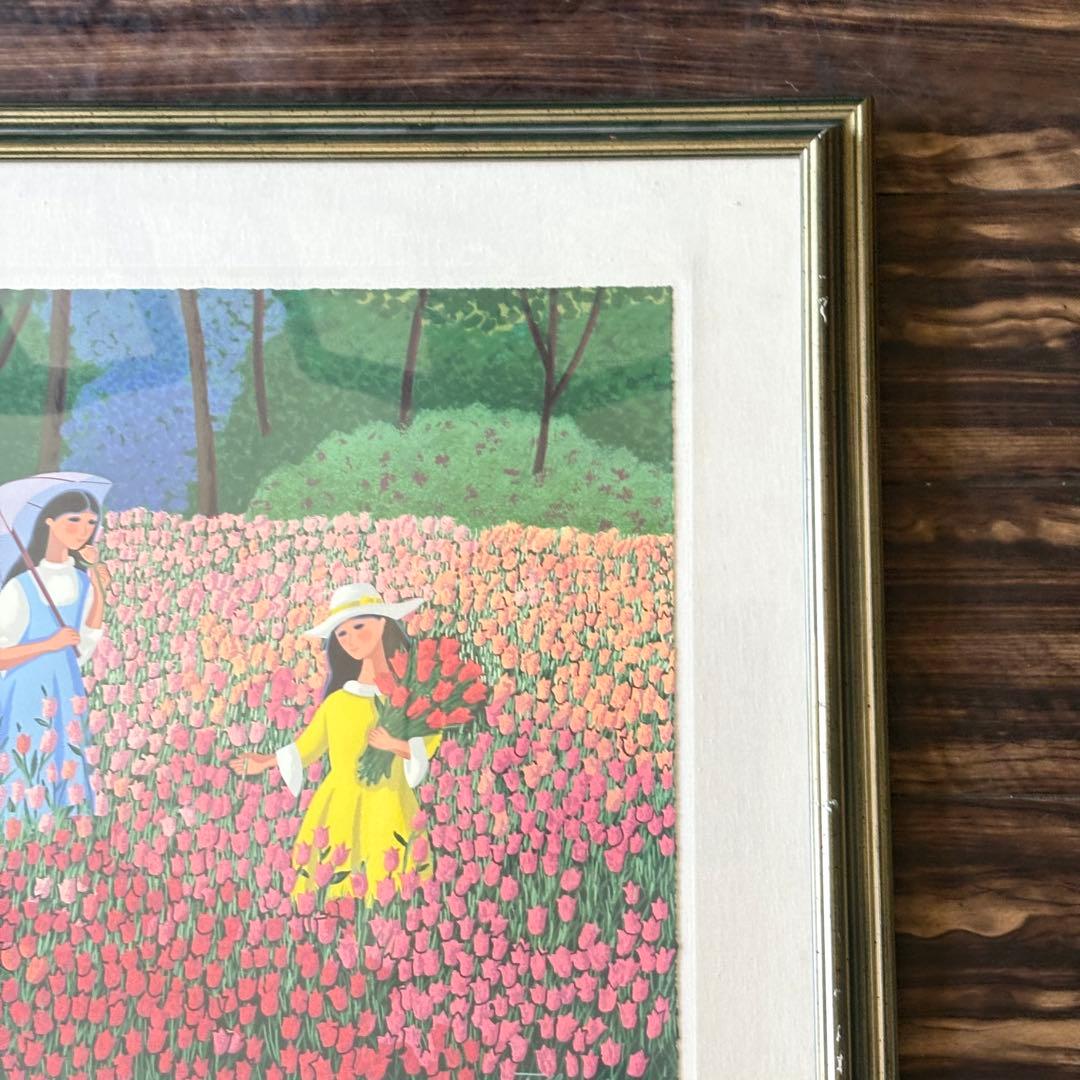 Trinidad Osorio サイン有り 額装 リトグラフ 絵画