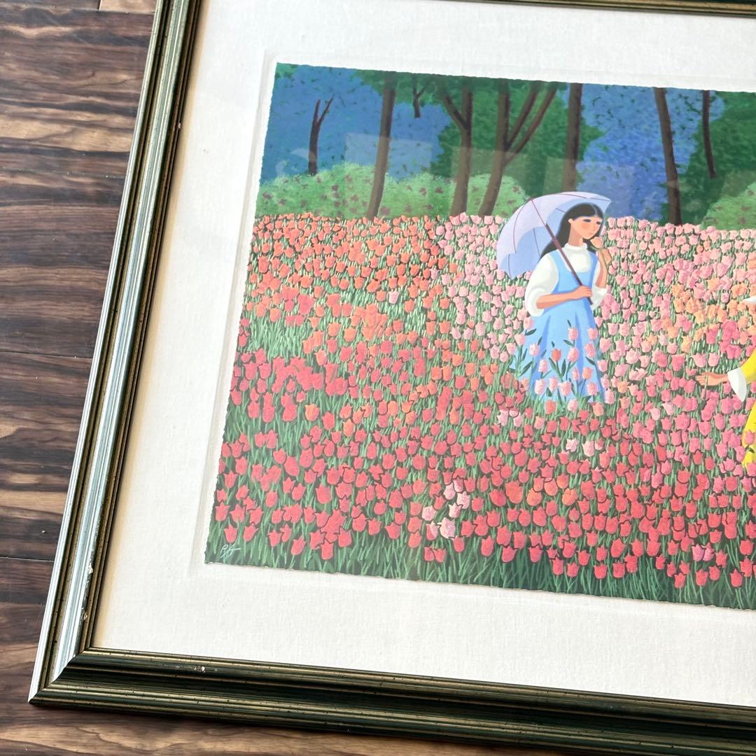 Trinidad Osorio サイン有り 額装 リトグラフ 絵画