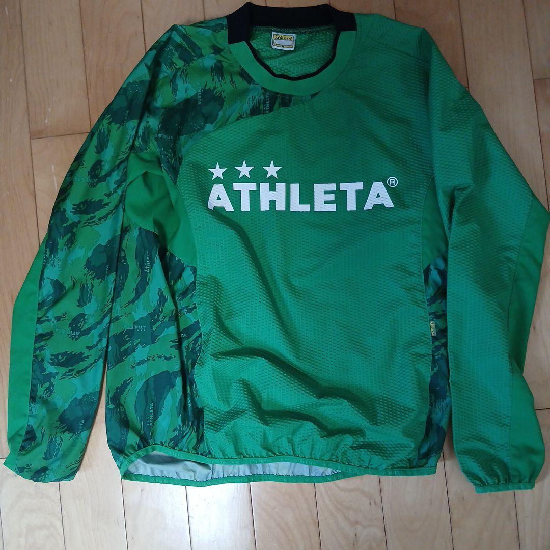 美品 ATHLETA ピステ上下セット グリーン M