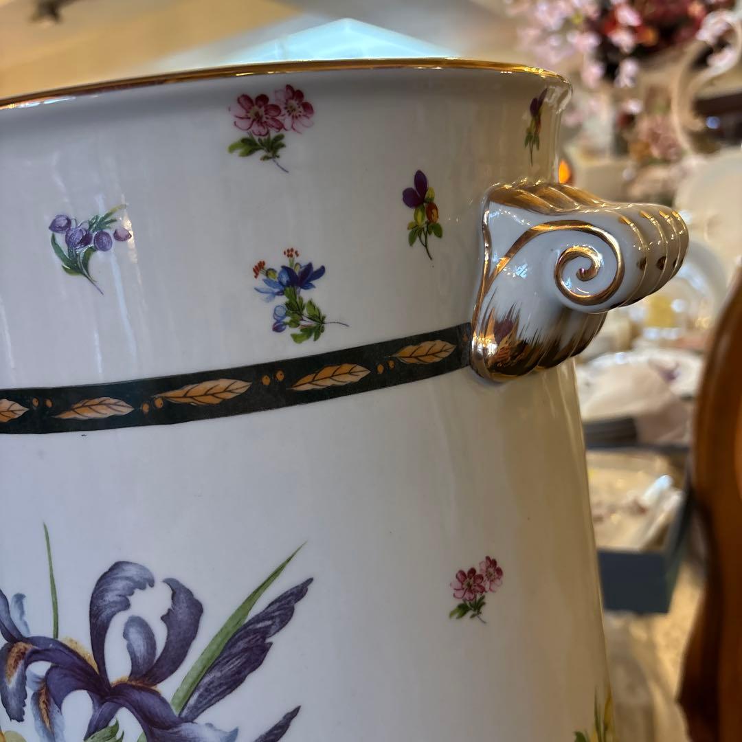 ロイヤルアーデン大型花柄陶器花瓶