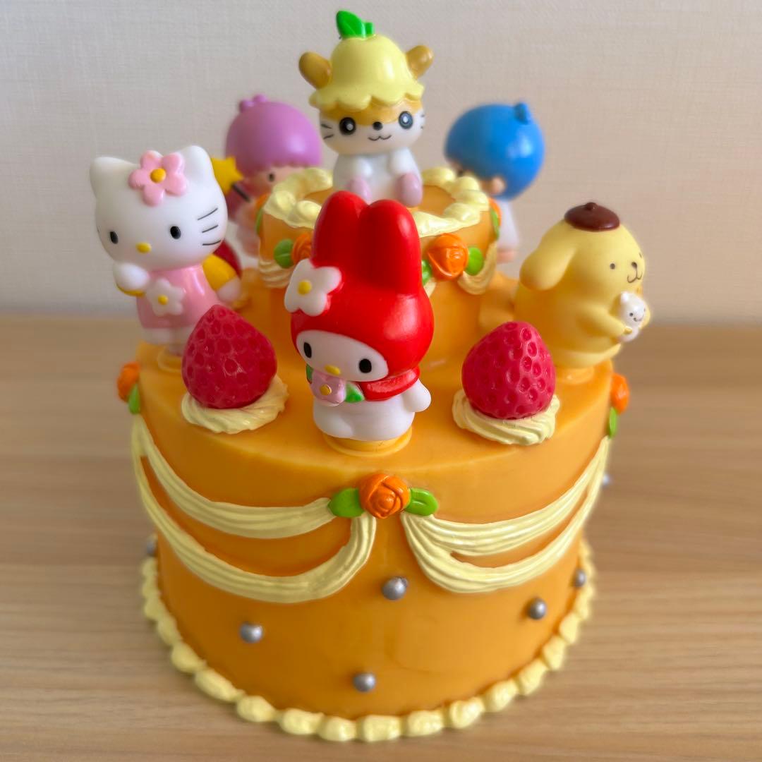 【未使用】　サンリオ　デコレーションケーキ　ボールペンセット　非売品　当時物