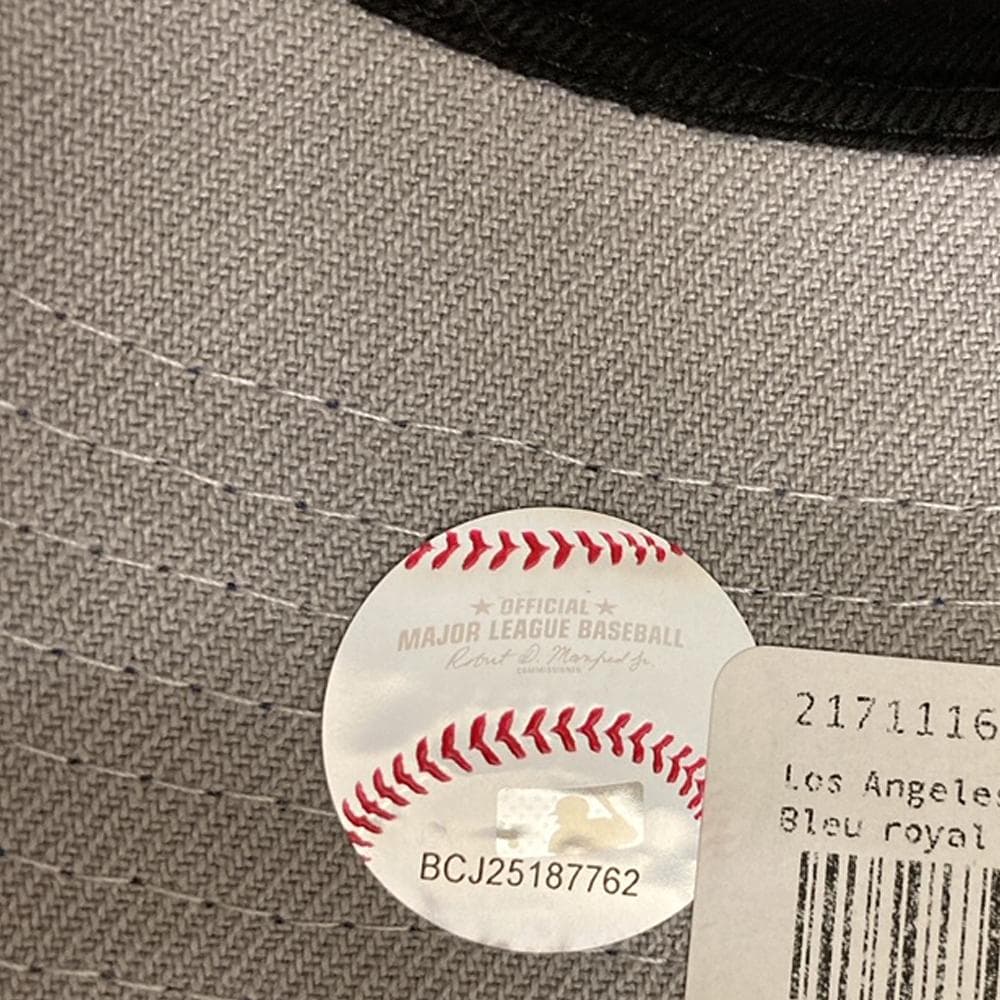 大谷翔平選手サイン入り刺繍ドジャースキャップ9FORTY　ブルー