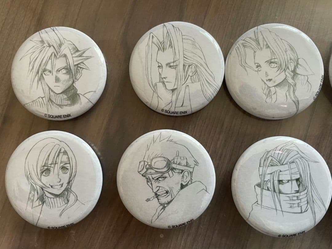 アルトニア ファイナルファンタジー7 缶バッジ 12個セット