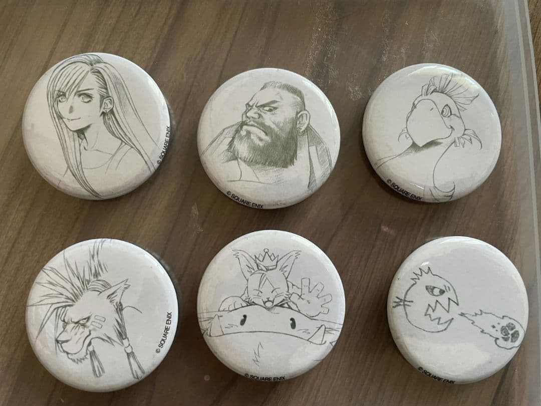 アルトニア ファイナルファンタジー7 缶バッジ 12個セット