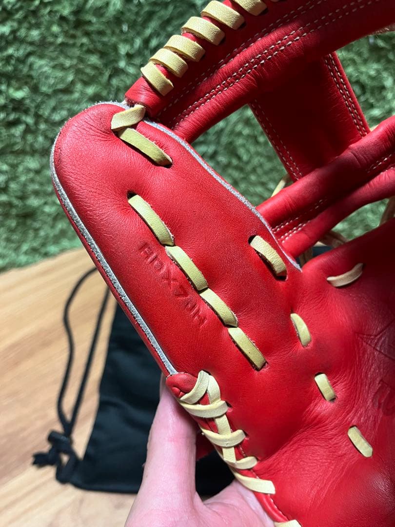 Wilson D-MAX 軟式少年用グラブ D7型 スカーレットSS レッド系