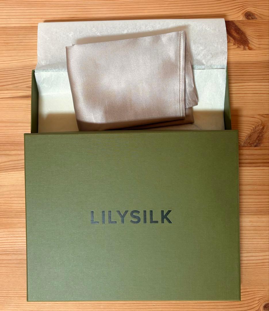 【てつこ】LILYSILK 封筒式枕カバー　43×63cm 2点