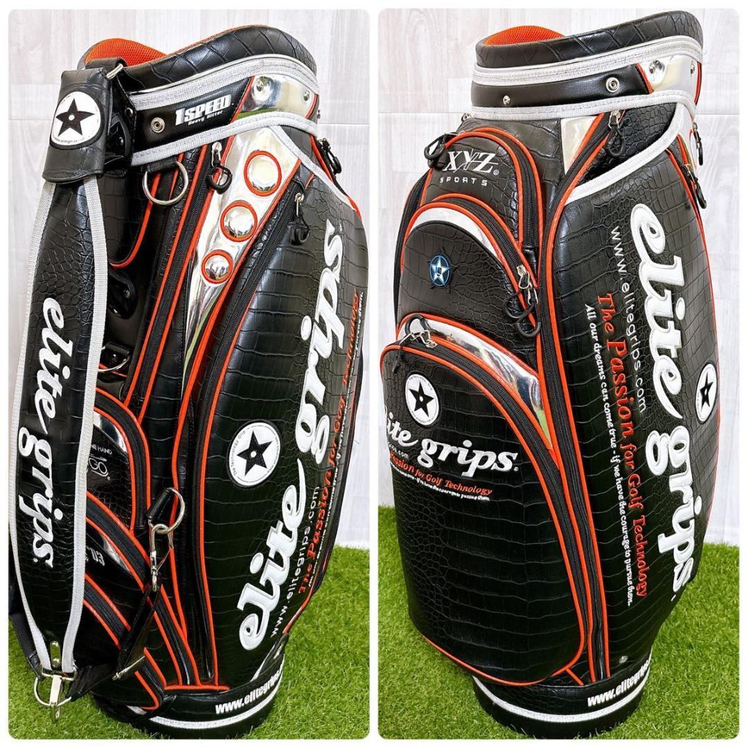 限定 elite grips エリートグリップ キャディバッグ クロコ 希少