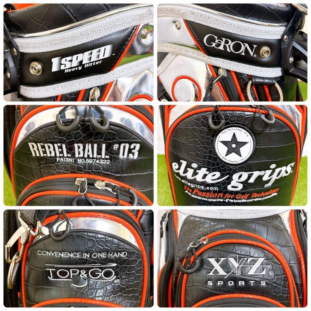 限定 elite grips エリートグリップ キャディバッグ クロコ 希少