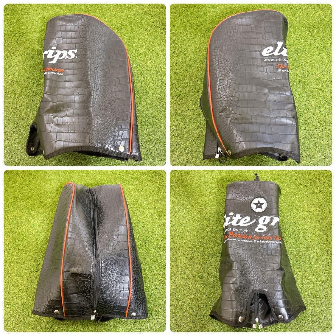 限定 elite grips エリートグリップ キャディバッグ クロコ 希少