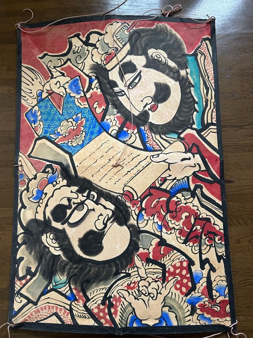 レトロ　凧絵　錦絵　ねぶた絵　大型凧絵　和風