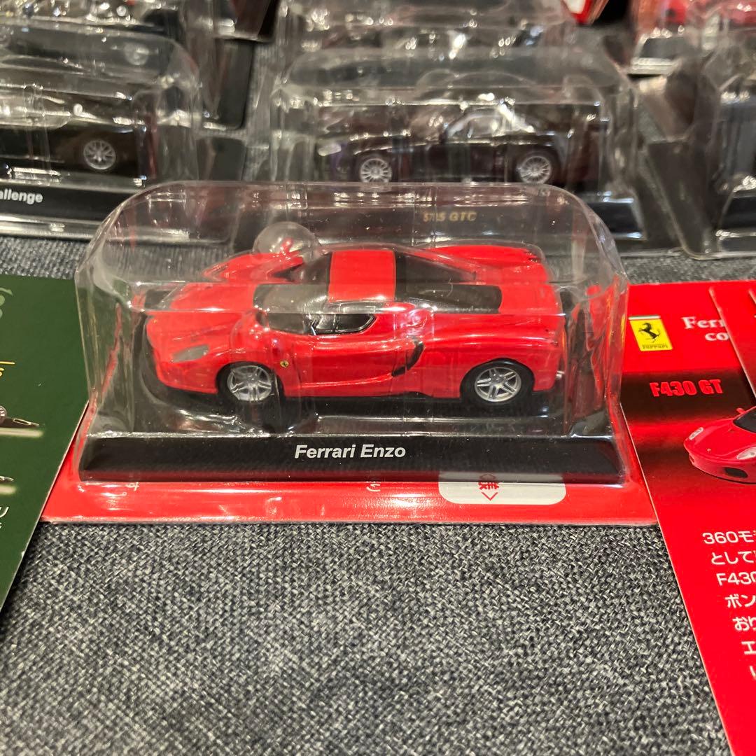 京商 1/64 ミニカー 10台セット カード付き フェラーリ / ロータス