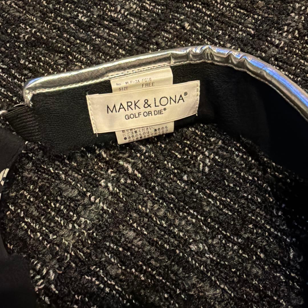 MARK & LONA スカルバイザー ブラック フリー