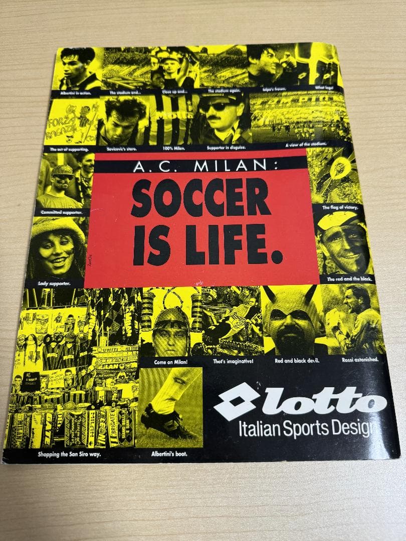 直筆サイン入り 1993 AC MILAN オフィシャルガイドブック