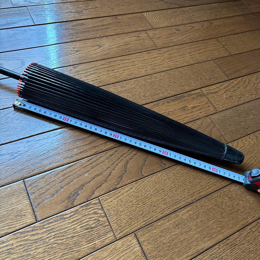 高級和風緑紫傘 大きめ