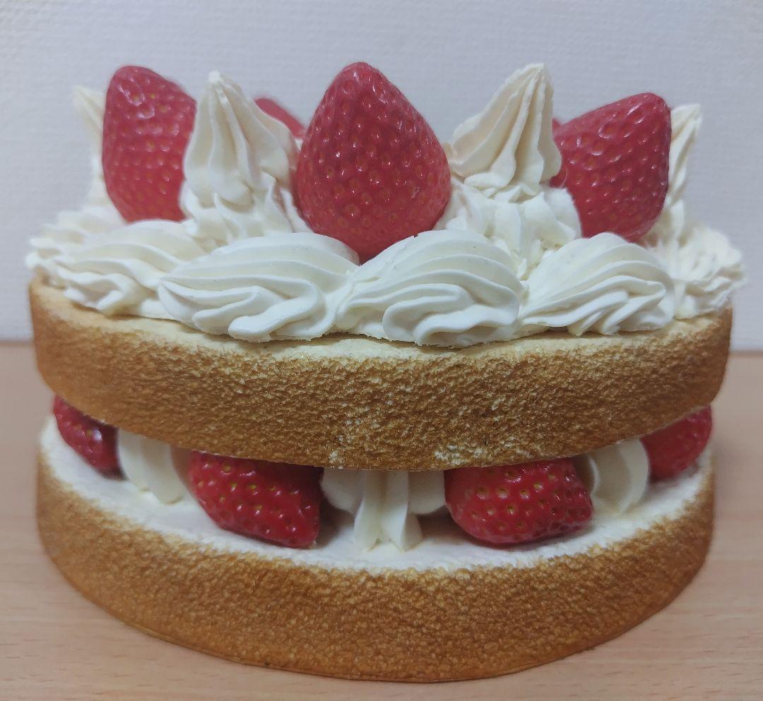食品サンプル フェイクケーキ 不二家 オリジナルショートケーキ （L） 19cm